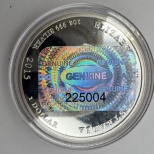 2015 Australian Silver Dollar Great White  (uncirculated)