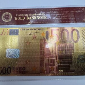 Banknotes: Euro 24k Gold