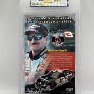 2001 Amazing Mint Colorized Dale Earnhardt NC State Quarter
