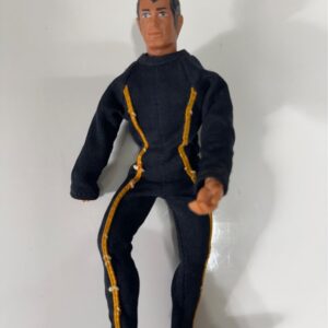 Vintage 1975 Mattel Big Jim P.A.C.K. Gold Commander 9" Action Figure