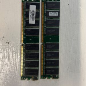 2GB Vintage DDR1 Desktop Memory Kit (2x 1GB) 184-Pin DIMM PC-3200 DDR-400