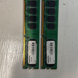 2GB Mushkin DDR2 RAM Kit (2x 1GB) 240-Pin Desktop DIMM PC2-5300 667MHz (991501)