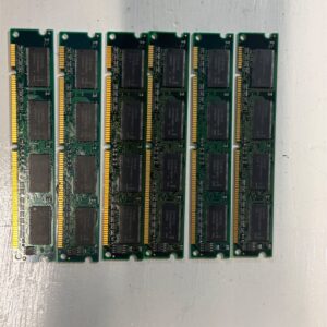 192MB Vintage SDRAM Desktop Memory Kit (6x 32MB) Siemens 168-Pin DIMM PC100