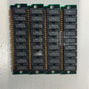 16MB Kit (4x 4MB) Toshiba 30-Pin SIMM FPM Desktop Memory RAM (Model: TC514100ASJ-70)