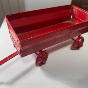 Vintage Ertl Red Farm Wagon Trailer – Pressed Steel Farm Toy