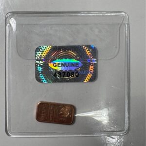 Miniature Copper Bullion Bar – Indian Head/Buffalo Design