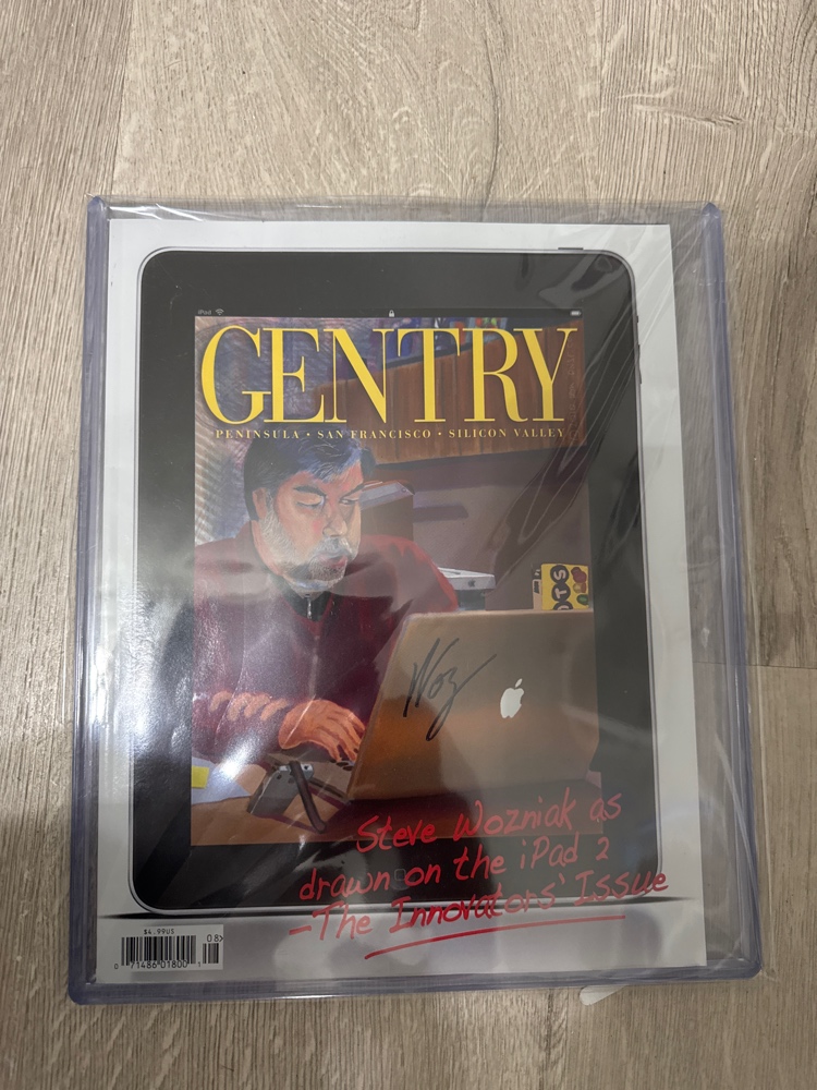 Gentry Magazine "The Innovators' Issue" Autographed by Steve Wozniak